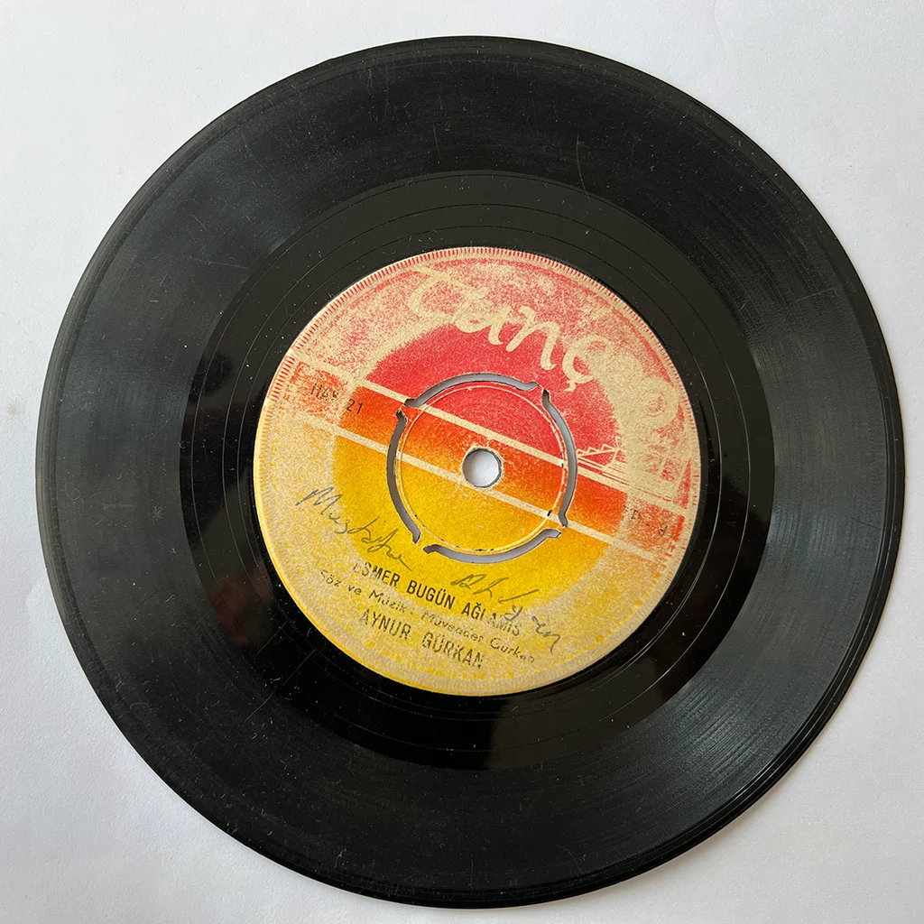 Aynur Gürkan Esmer Bugün Ağlamış 45'lik Plak 1 aynur gurkan 1