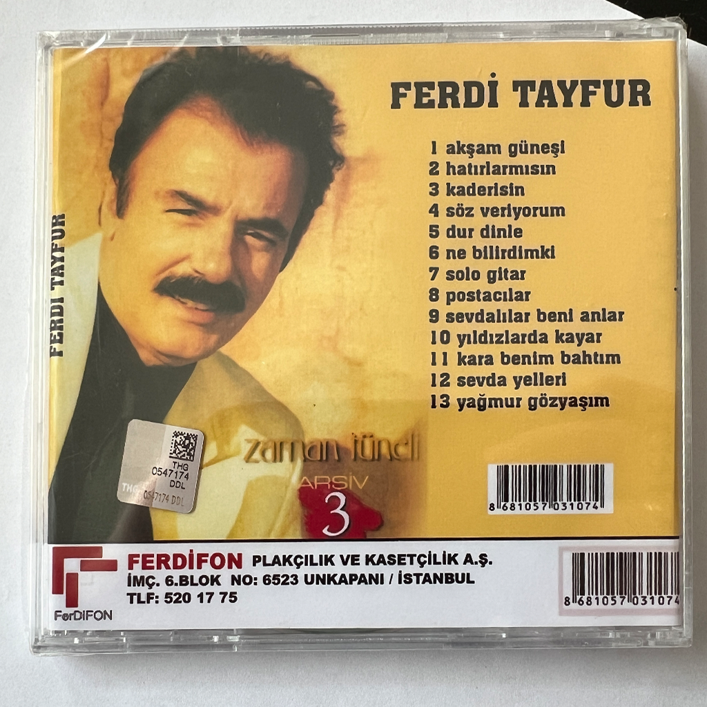 Ferdi Tayfur - Zaman Tüneli 3 CD 2