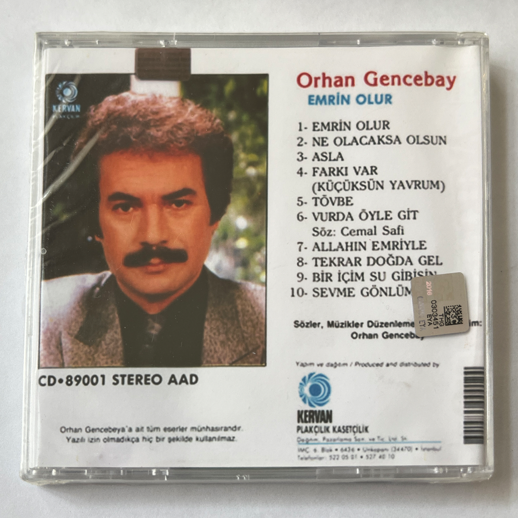 Orhan Gencebay Emrin Olur CD 2