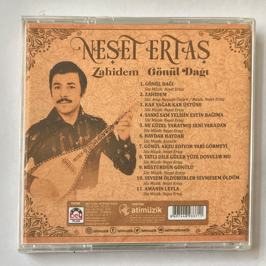 Neşet Ertaş Zahidem - Gönül Dağı CD 2