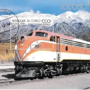 Kongo Cumhuriyeti Tren Blok Pulu 1999 - Online Mezatta!