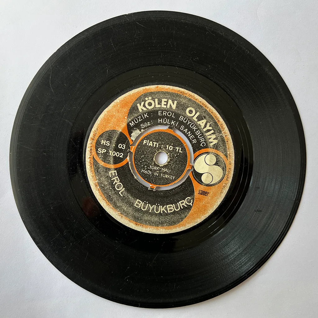 Erol Büyükburç - Kölen Olayım 45'lik Plak 1 erol buyukburc 1