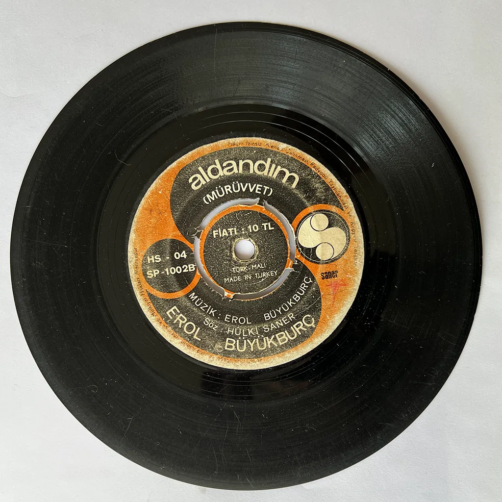 Erol Büyükburç - Kölen Olayım 45'lik Plak 2 erol buyukburc 2