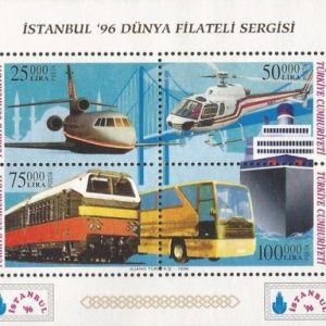 İstanbul '96 Pul Sergisi 1996 Türkiye Posta Pulları - mezat.mezatcini.com'da!