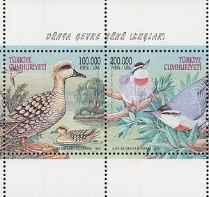 Dünya Çevre Günü - Kuşlar 1999 Türkiye Posta Pulları - mezat.mezatcini.com'da!