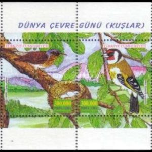 Dünya Çevre Günü - Kuşlar 2001 Türkiye Posta Pulları - mezat.mezatcini.com'da!