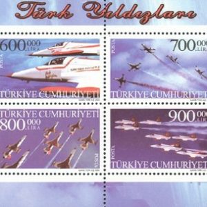 Türk Yıldızları Hava Gösteri Ekibi 2004 Türkiye Posta Pulları - mezat.mezatcini.com'da!