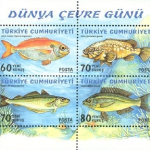Dünya Çevre Günü, Balık 2005 Türkiye Posta Pulları - mezat.mezatcini.com'da!