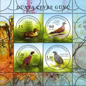 Dünya Çevre Günü - Kuşlar 2011 Türkiye Posta Pulları - mezat.mezatcini.com'da!