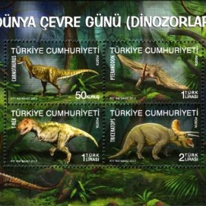 Dünya Çevre Günü - Dinozorlar 2012 Türkiye Posta Pulları - mezat.mezatcini.com'da!