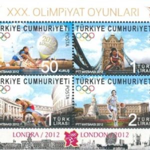 Olimpiyat Oyunları - Londra, İngiltere 2012 Türkiye Posta Pulları - mezat.mezatcini.com'da!
