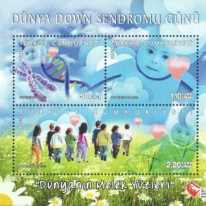 Dünya Down Sendromu Günü 2013 Türkiye Posta Pulları - mezat.mezatcini.com'da!