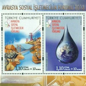 Avrasya Sosyal İş Forumu 2013 Türkiye Posta Pulları - mezat.mezatcini.com'da!