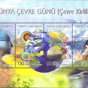 Dünya Çevre Günü - Çevre Kirliliği 2013 Türkiye Posta Pulları - mezat.mezatcini.com'da!