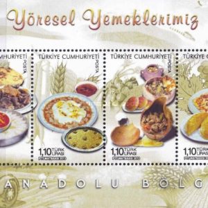Yöresel Yemekler - Orta Anadolu 2013 Türkiye Posta Pulları - mezat.mezatcini.com'da!