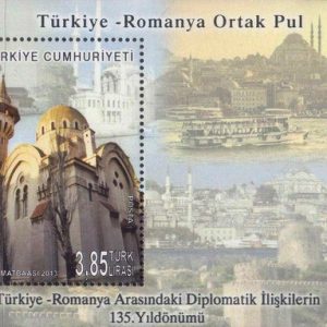 Romanya ile Diplomatik İlişkilerin 135. Yıldönümü 2013 Türkiye Posta Pulları - mezat.mezatcini.com'da!