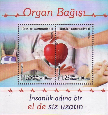 Organ Bağışı 2014 Türkiye Posta Pulları - mezat.mezatcini.com'da! 1 Organ Bağışı 2014 Türkiye Posta Pulları - mezat.mezatcini.com'da!