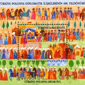 Polonya ile Diplomatik İlişkilerin 600. Yıldönümü - Ortak Sayı 2014 Türkiye Posta Pulları - mezat.mezatcini.com'da!