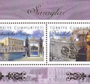 Saraylar - Dolmabahçe, İstanbul 2015 Türkiye Posta Pulları - mezat.mezatcini.com'da!