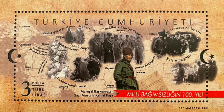 Ulusal Bağımsızlık’ın 100. Yıldönümü 2021 Türkiye Posta Pulları - mezat.mezatcini.com'da! 1 Ulusal Bağımsızlık’ın 100. Yıldönümü 2021 Türkiye Posta Pulları - mezat.mezatcini.com'da!