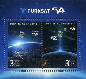 TÜRKSAT 5A 2021 Türkiye Posta Pulları - mezat.mezatcini.com'da!