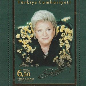 Zeki Müren, 1931-1996 2021 Türkiye Posta Pulları - mezat.mezatcini.com'da!