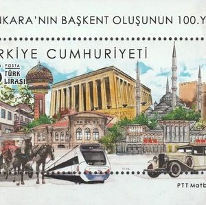 Ankara’nın Başkent İlanının 100. Yıldönümü 2023 Türkiye Posta Pulları - mezat.mezatcini.com'da!