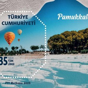 Turizm - Pamukkale 2025 Türkiye Posta Pulları - mezat.mezatcini.com'da!