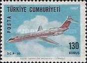 Hava Postası - Uçak 1967 Türkiye Posta Pulları - mezat.mezatcini.com'da! 3