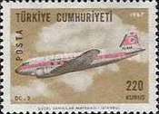 Hava Postası - Uçak 1967 Türkiye Posta Pulları - mezat.mezatcini.com'da! 4