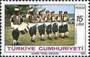 Halk Dansları ve Avrupa 1981 Türkiye Posta Pulları - mezat.mezatcini.com'da! 3