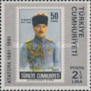 Kemal Atatürk'ün Doğumunun 100. Yıldönümü 1981 Türkiye Posta Pulları - mezat.mezatcini.com'da!