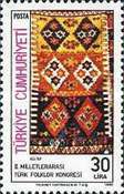 2. Uluslararası Türk Folklor Kongresi 1981 Türkiye Posta Pulları - mezat.mezatcini.com'da! 5