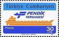 Pendik Tersanesi'nin açılışı 1982 Türkiye Posta Pulları - mezat.mezatcini.com'da!