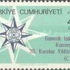 Gümrük İşbirliği Konseyi'nin 30. Yıldönümü 1983 Türkiye Posta Pulları - mezat.mezatcini.com'da!