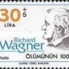 Richard Wagner'in Ölümünün 100. Yıldönümü - Besteci 1983 Türkiye Posta Pulları - mezat.mezatcini.com'da!