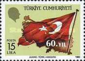 Cumhuriyetin 60. Yıldönümü 1983 Türkiye Posta Pulları - mezat.mezatcini.com'da!