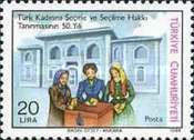 Türk Kadınlarının Oy Hakkı Hakkının 50. Yıldönümü 1984 Türkiye Posta Pulları - mezat.mezatcini.com'da!