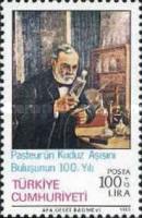 Kuduz Aşısının Keşfinin 100. Yıldönümü 1985 Türkiye Posta Pulları - mezat.mezatcini.com'da!