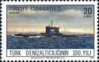 Türk Denizaltı Filosunun 100. Yıldönümü 1986 Türkiye Posta Pulları - mezat.mezatcini.com'da!