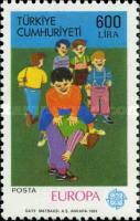 EUROPA Pulları - Çocuk Oyunları 1989 Türkiye Posta Pulları - mezat.mezatcini.com'da!