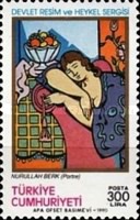 Devlet Resim ve Heykel Sergisi 1990 Türkiye Posta Pulları - mezat.mezatcini.com'da!