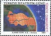 Ulusal İstatistik Günü 1991 Türkiye Posta Pulları - mezat.mezatcini.com'da!