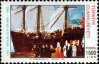 Yahudi Göçünün 500. Yıldönümü 1992 Türkiye Posta Pulları - mezat.mezatcini.com'da!