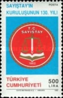 Sayıştay'ın 130. Yıldönümü 1992 Türkiye Posta Pulları - mezat.mezatcini.com'da!