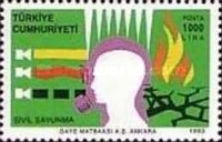 Sivil Savunma 1993 Türkiye Posta Pulları - mezat.mezatcini.com'da!