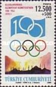 Uluslararası Olimpiyat Komitesi'nin 100. Yıldönümü 1994 Türkiye Posta Pulları - mezat.mezatcini.com'da!