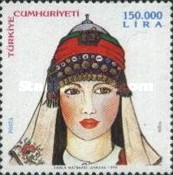 Geleneksel Kadın Başlıkları 1999 Türkiye Posta Pulları - mezat.mezatcini.com'da!