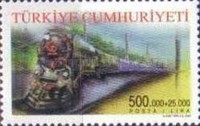 Demiryolları 2002 Türkiye Posta Pulları - mezat.mezatcini.com'da!