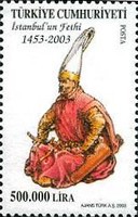 İstanbul - Konstantinopolis'in Fethinin 550. Yıldönümü 2003 Türkiye Posta Pulları - mezat.mezatcini.com'da!